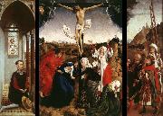 WEYDEN, Rogier van der Abegg Triptych Spain oil painting artist